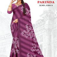Exclusive Printed Saree with Blouse Piece for Elegant Ethnic Look | GLC-PARINDA
