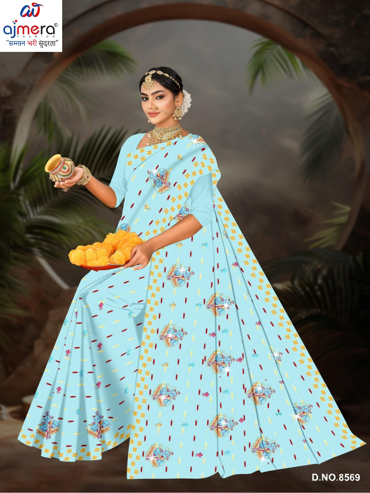 Designer Cotton Saree with Without Blouse for Premium Ethnic and Traditional Wear | PJA-GAJAL