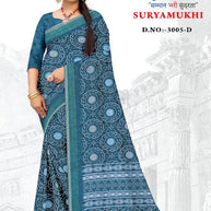 Contemporary Printed Saree with Blouse Piece for Premium Wear | GLC-SURYAMUKHI