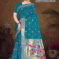 Stylish Jacquard Silk Saree with Blouse Piece for Festive Collection | TUL-SAFARI COTTON VOL-03