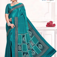 Versatile Rapier Silk Matching Saree With Blouse Piece | TWS-SPLASH-14