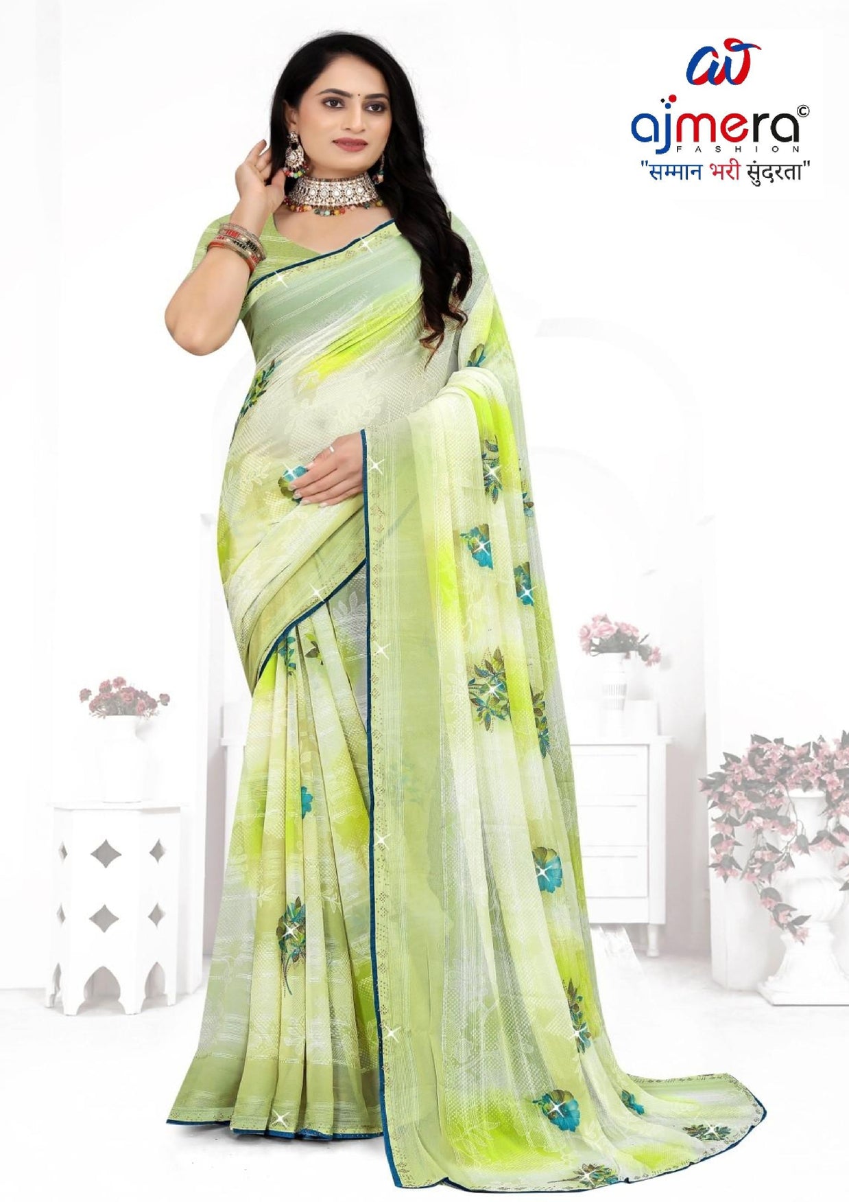 Graceful Printed Saree with Blouse Piece for Modern Ethnic Fashion | TTS-SAJAWAT VOL-2