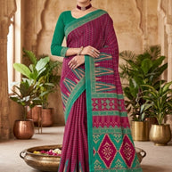 Premium Cotton Saree with Blouse Piece for Premium Ethnic and Traditional Wear | TLS-CHITRALEKHA WITH BP