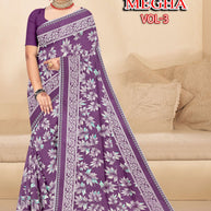 Beautiful Printed Saree with Blouse Piece for Cultural Celebrations | GPT-MEGHA-3