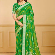 Exclusive Printed Saree with Blouse Piece for Elegant Ethnic Look  | RDD-HIMANI