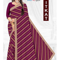 Dyed Matching Saree in Surat without Blouse for Premium Ethnic and Traditional Wear | JP-KITKAT