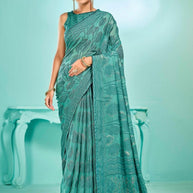 Premium Printed Saree with Matching Blouse Piece for Ethnic Elegance  | RDD-LANDMARK