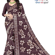 Vichitra Jari Print Loose Saree with Blouse for Premium Ethnic and Traditional Wear | CAS-MITHAS