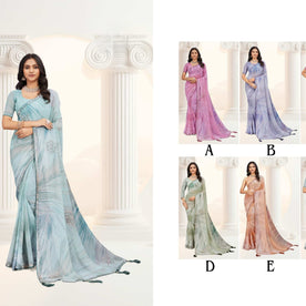 Trendy Printed Saree with Blouse Piece for Women’s Ethnic Wardrobe | RDD-ARPITA