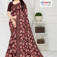 Dyed Matching Saree Exporter with Blouse Piece for Premium Ethnic and Traditional Wear | RRJ-JALPARI