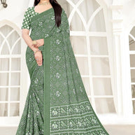 Stylish Printed Saree with Blouse Piece for Traditional Celebrations | PUS-DREAM GIRL-118