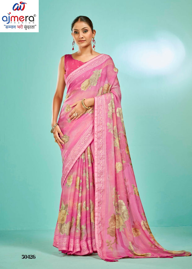 Beautiful Printed Saree with Blouse Piece for Cultural Celebrations  | RDD-TATVAM VOL-03