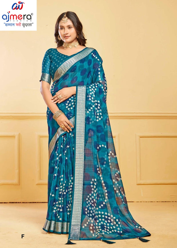 Contemporary Printed Saree with Blouse Piece for Premium Wear  | RDD-HIMANI VOL-02