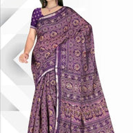 Graceful Printed Saree with Blouse Piece for Modern Ethnic Fashion  | VER-SHANTI-47831