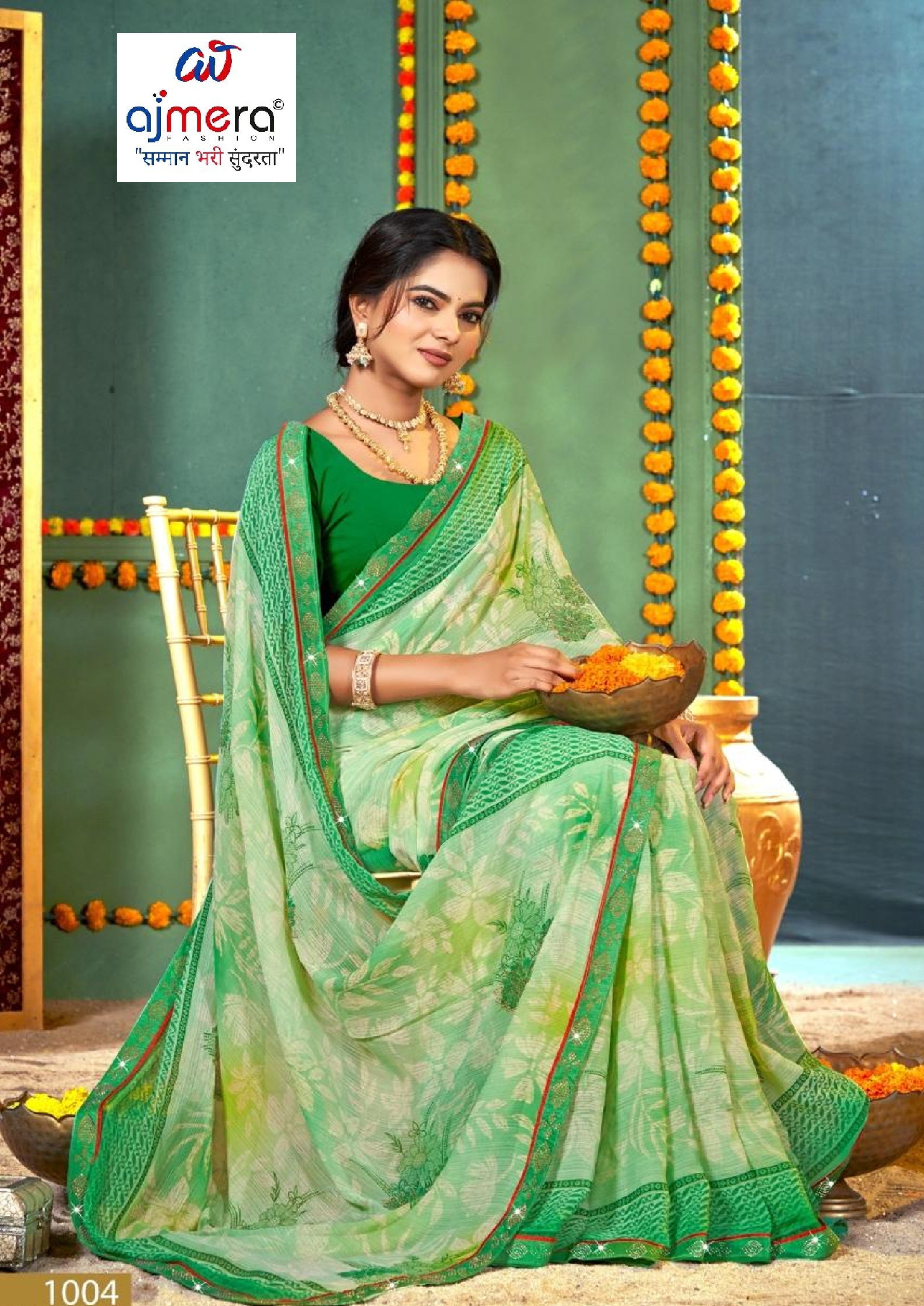 Beautiful Printed Saree with Blouse Piece for Cultural Celebrations  | PRM-RANGBAAZ