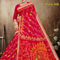 Pure Cotton Saree with Without Blouse for Premium Ethnic and Traditional Wear | TLS-PREETY SILK