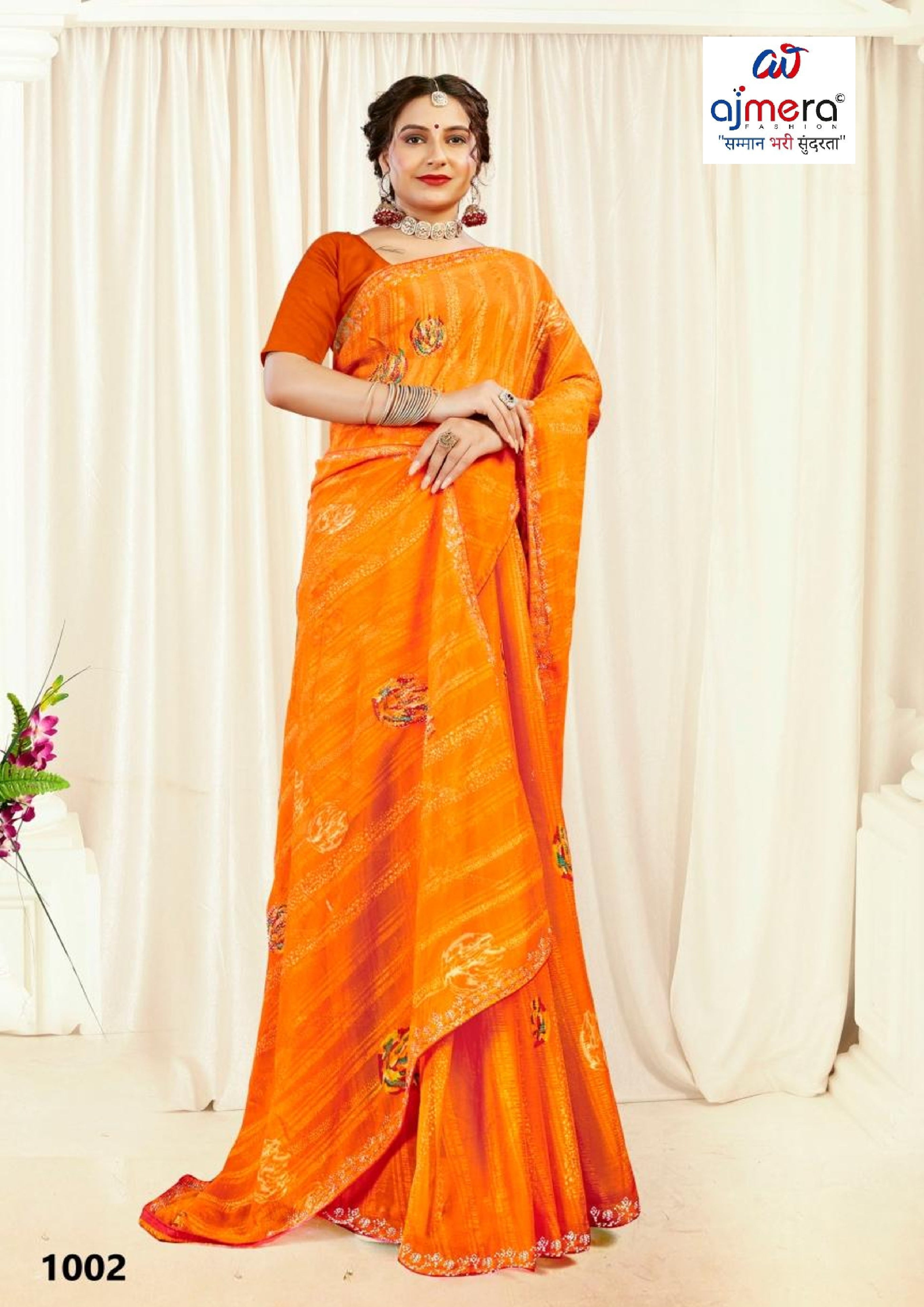 Exclusive Printed Saree with Blouse Piece for Elegant Ethnic Look | PRM-GIRIJA