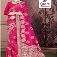 Viscose Print Loose Saree with Blouse for Premium Ethnic and Traditional Wear | PSM-ANUPAMA
