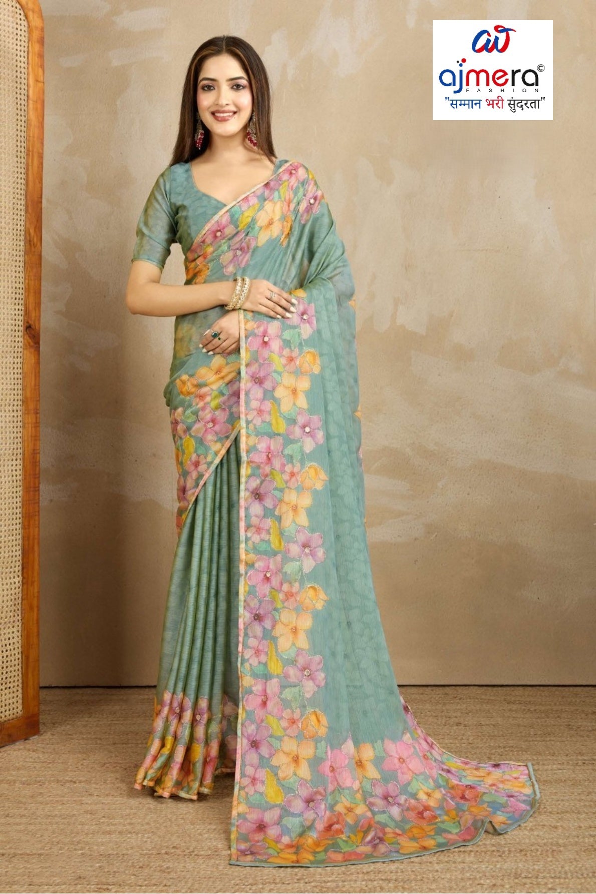 Trendy Printed Saree with Blouse Piece for Women’s Ethnic Wardrobe  | RMF-SAANVIKA VOL-2