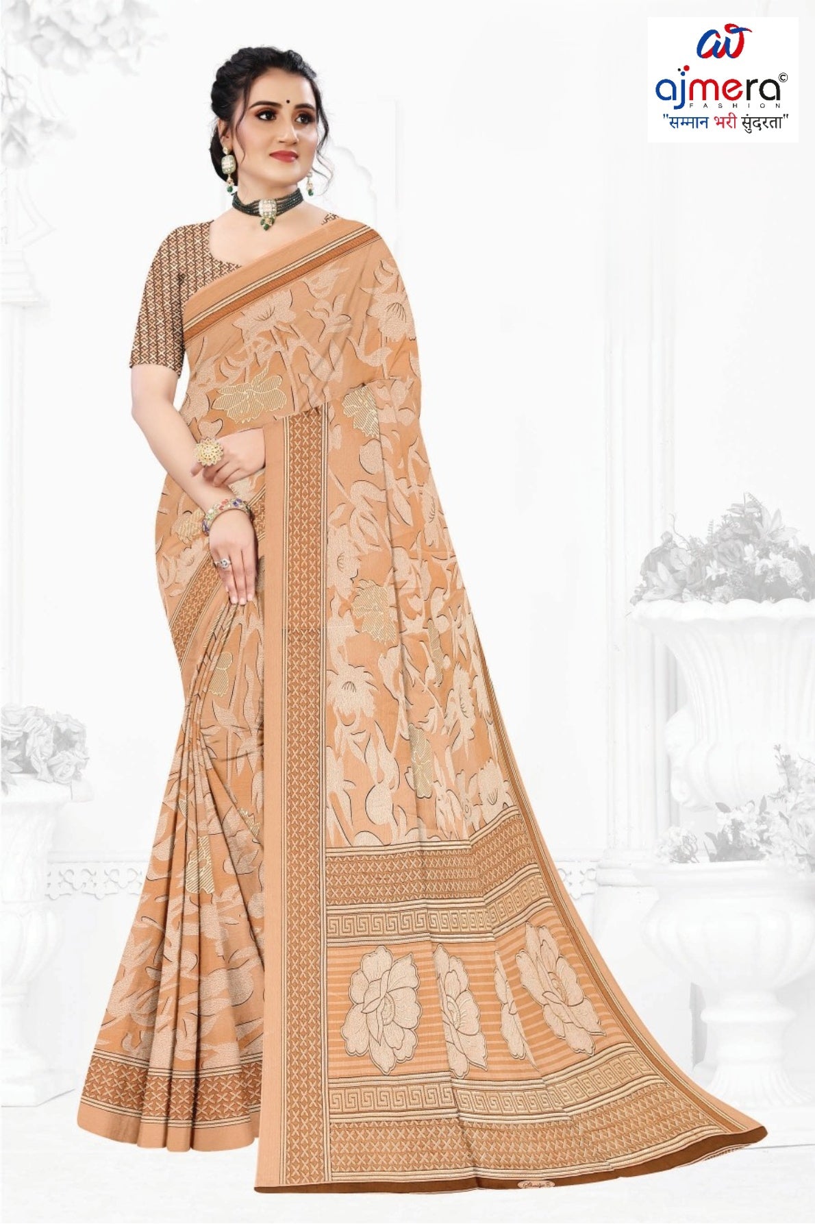 Graceful Printed Saree with Blouse Piece for Modern Ethnic Fashion | GLC-GOPALA
