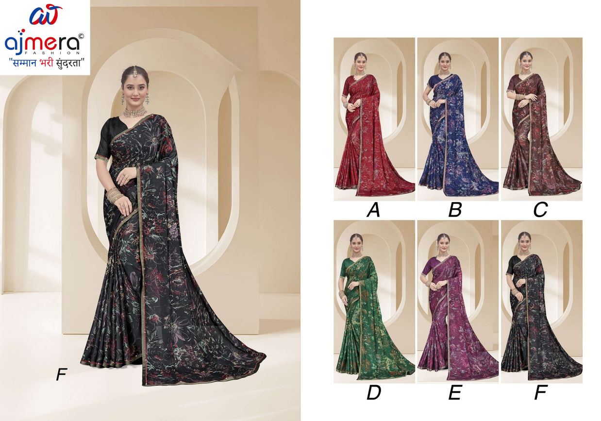 Designer Printed Saree with Blouse Piece for Special Occasions | RDD-NAYRA