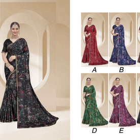 Designer Printed Saree with Blouse Piece for Special Occasions | RDD-NAYRA