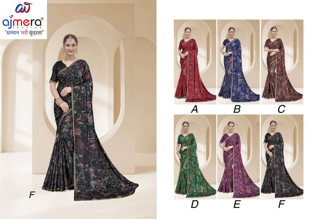 Designer Printed Saree with Blouse Piece for Special Occasions | RDD-NAYRA