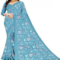 Heavy Reniyal Print Loose Saree without Blouse for Premium Ethnic and Traditional Wear | CAS-PREMIUM