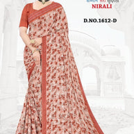 Stylish Printed Saree with Blouse Piece for Traditional Celebrations  | GLC-NIRALI