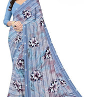 Designer Printed Saree with Blouse Piece for Special Occasions  | CAS-AMRUT DHARA