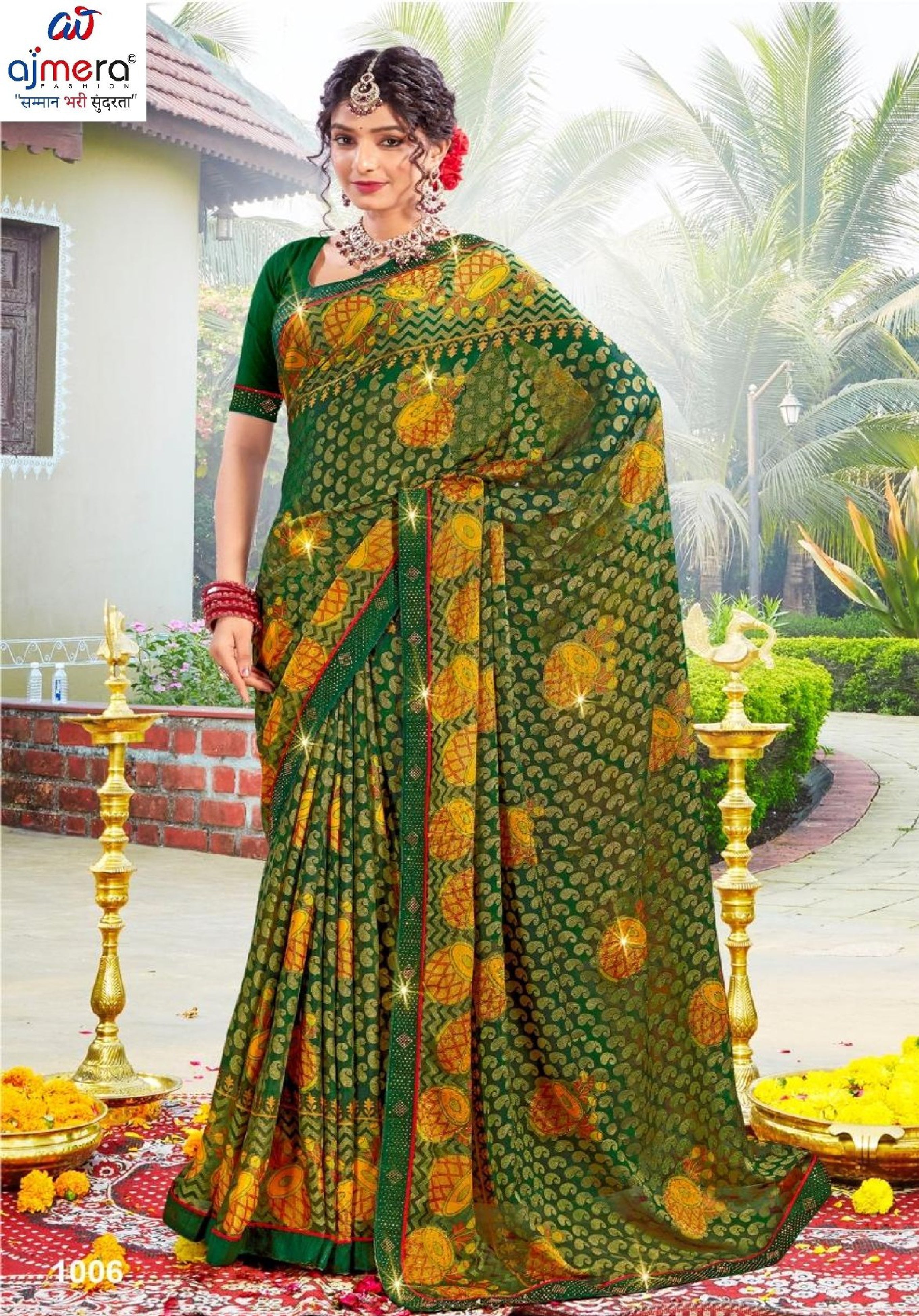 Trendy Printed Saree with Blouse Piece for Women’s Ethnic Wardrobe | PRM-BREZZA