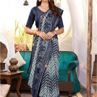 Chic Printed Saree with Blouse Piece for Sophisticated Ethnic Style  | PRM-APARNA BHABHI