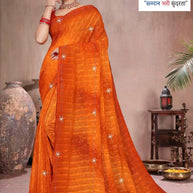 Elegant Printed Saree with Designer Blouse Piece for Festive Wear | SSR-AGARTALA