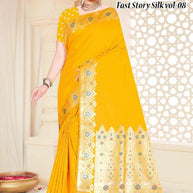 Heritage Jacquard Silk Saree With Blouse Piece | TUL-FAST STORY SILK VOL-08