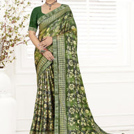 Premium Printed Saree with Matching Blouse Piece for Ethnic Elegance | TTS-GULSHAN VOL-8