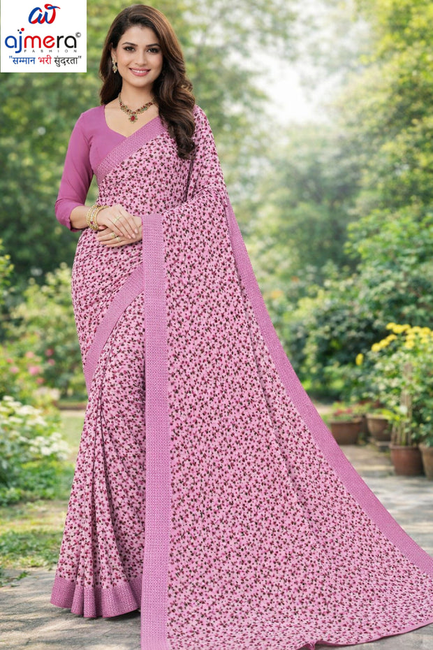 Reniyal Print Loose Saree with Blouse for Premium Ethnic and Traditional Wear | SGR-PADMA