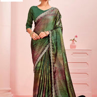 Contemporary Printed Saree with Blouse Piece for Premium Wear | RDD-MELLISA