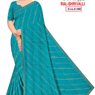Fandy Factory Rate Dyed Matching Saree with Blouse Piece for Premium Ethnic and Traditional Wear | RAL-SHRIVALLI
