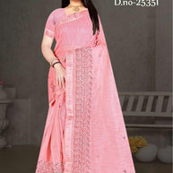 Classic Craft Jacquard Silk Saree With Blouse Piece | MTE-25351