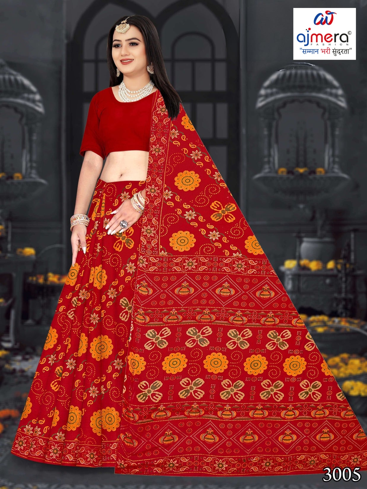 Daily Wear Cotton Saree with Without Blouse for Premium Ethnic and Traditional Wear | DS-KAILASHPATI