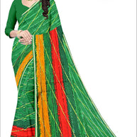 Premium Printed Saree with Matching Blouse Piece for Ethnic Elegance  | CAS-ANOKHEE