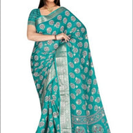 Contemporary Printed Saree with Blouse Piece for Premium Wear | VER-NAZAKAT-42546