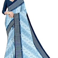 Trendy Printed Saree with Blouse Piece for Women’s Ethnic Wardrobe  | CAS-PURNIMA