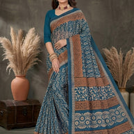 Premium Cotton Saree with Blouse Piece for Premium Ethnic and Traditional Wear | TLS-CHITRALEKHA WITH BP