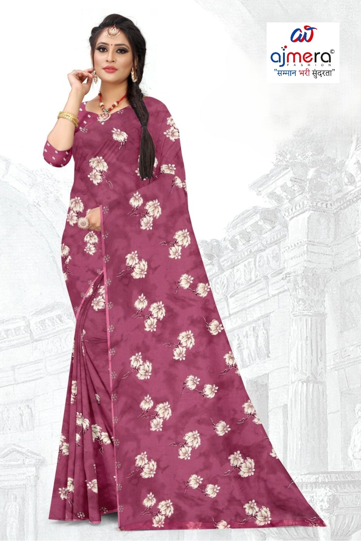 Trendy Printed Saree with Blouse Piece for Women’s Ethnic Wardrobe | GLC-PARVANA