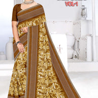Beautiful Printed Saree with Blouse Piece for Cultural Celebrations | GPT-MEGHA-1