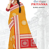 Chic Printed Saree with Blouse Piece for Sophisticated Ethnic Style | GLC-PRIYANKA