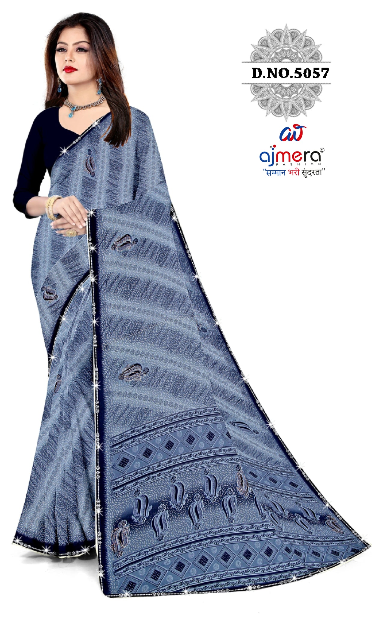 Trendy Printed Saree with Blouse Piece for Women’s Ethnic Wardrobe | CAS-PREM RATAN