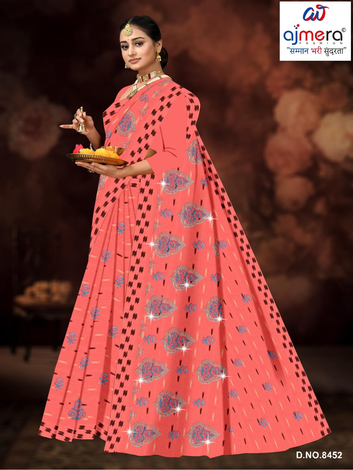 Handloom Cotton Saree with Without Blouse for Premium Ethnic and Traditional Wear | PJA-HETAL