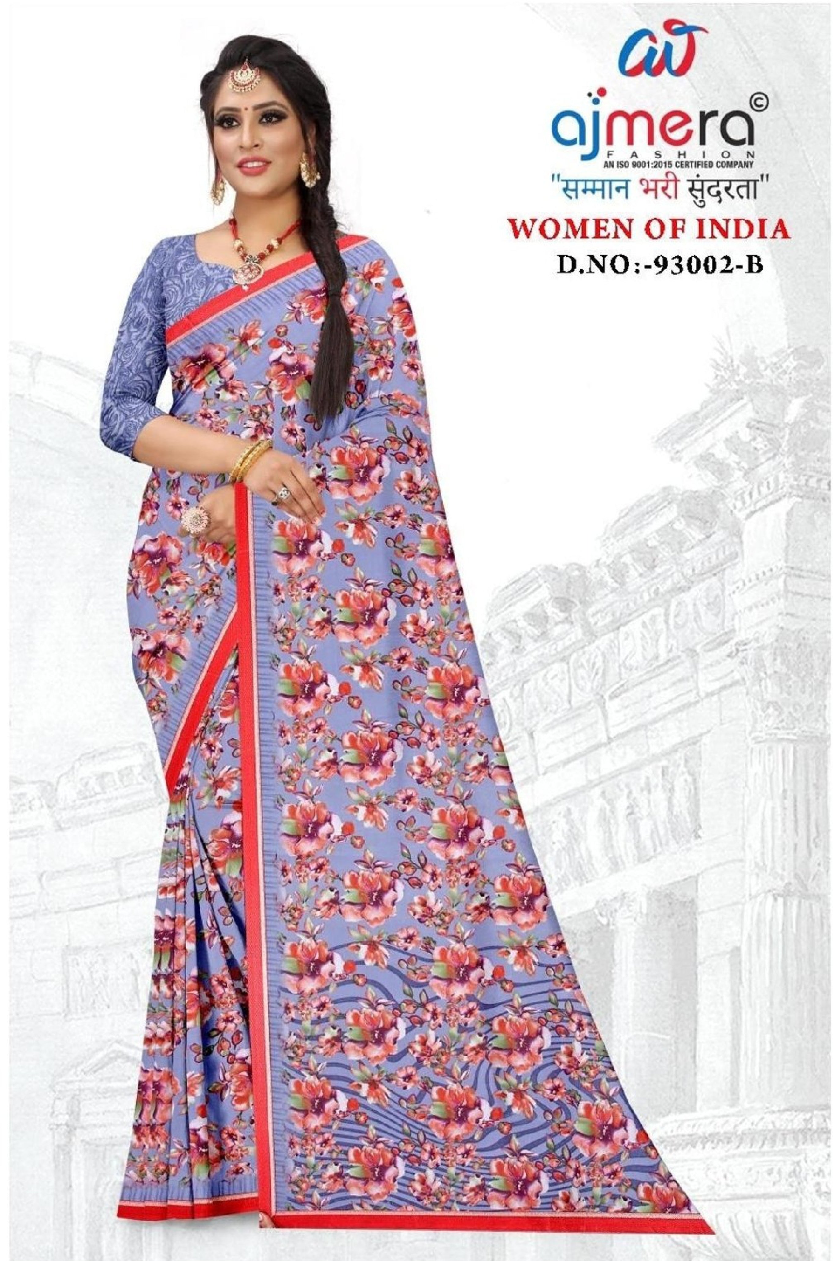 Trendy Printed Saree without Blouse for Women’s Ethnic Wardrobe | GLC-WOMEN OF INDIA